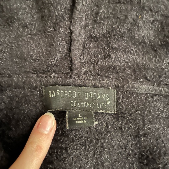 Barefoot Dreams Cozychic Lite Hooded Cardigan - Picture 2 of 3
